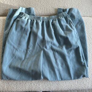Alfred Dunner Women's Blue Pants, Size 16 – Classic Pull-On Style